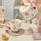 Porcelain Teapot & Cup Set 2 Pcs